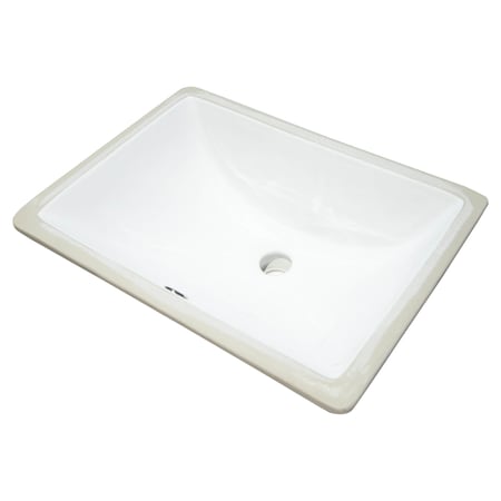 Msi White Rectangle Porcelain 18" X 13" Undermount Bathroom Vanity Vessel Sink ZOR-SIN-PT-0003